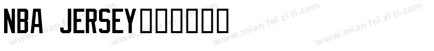 NBA Jersey字体转换